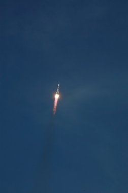 Soyuz Spacecraft In Flight clipart