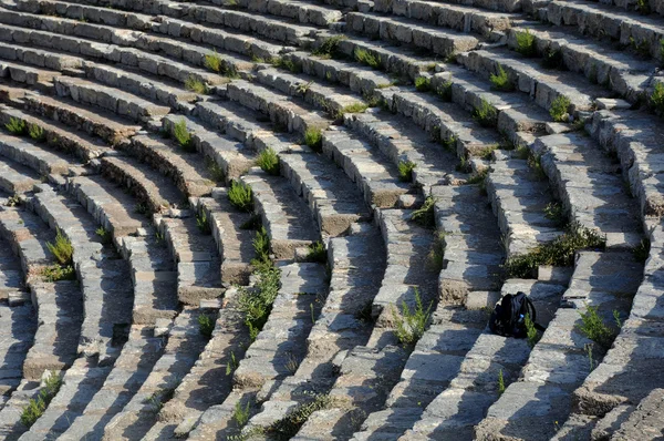 Fila teatrali a Efeso — Foto Stock