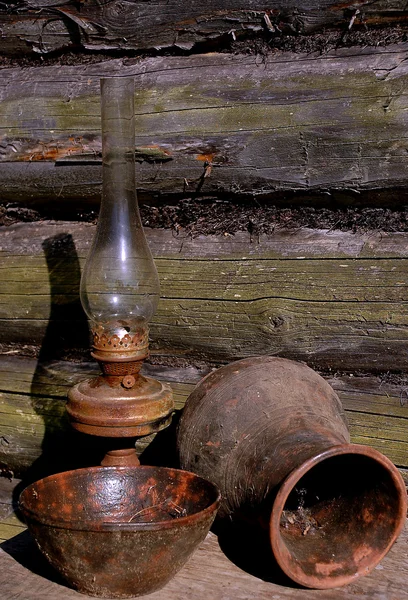 贝蒂灯、 壶、 碗 — 图库照片