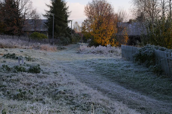 stock image Early Autumn Morning In The Village