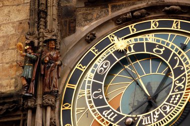 Astronomical Clock In Prague clipart