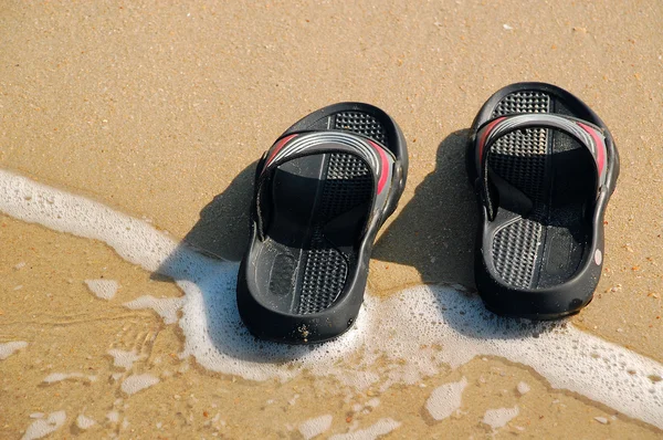 海滩拖鞋 — 图库照片