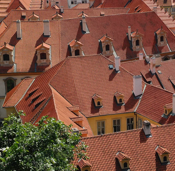 Telhados de Praga — Fotografia de Stock