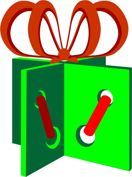 Διακοπές giftbox στο χρώμα 01 — Διανυσματικό Αρχείο