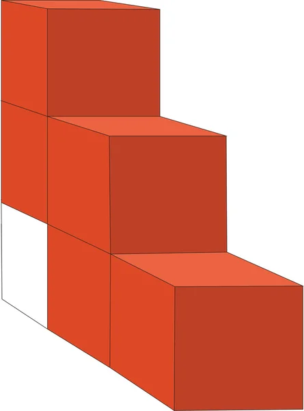 Кубы цвет 15 — стоковый вектор