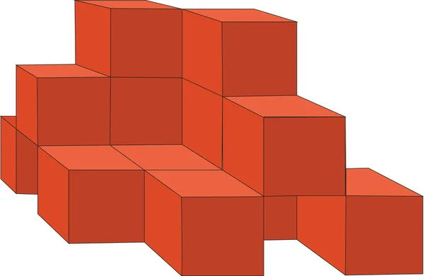 Cubes couleur 14 — Image vectorielle