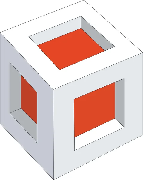 Würfel Farbe 11 — Stockvektor