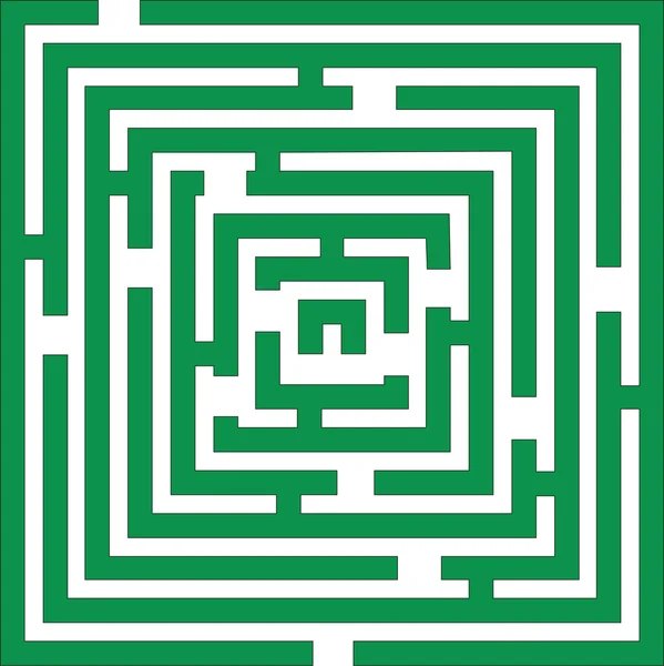 Labyrinthe 01 couleur — Image vectorielle