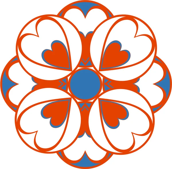 Украшение в цвете 23 — стоковый вектор