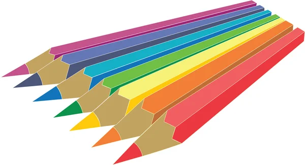 Pen instellen kleur 1 — Stockvector