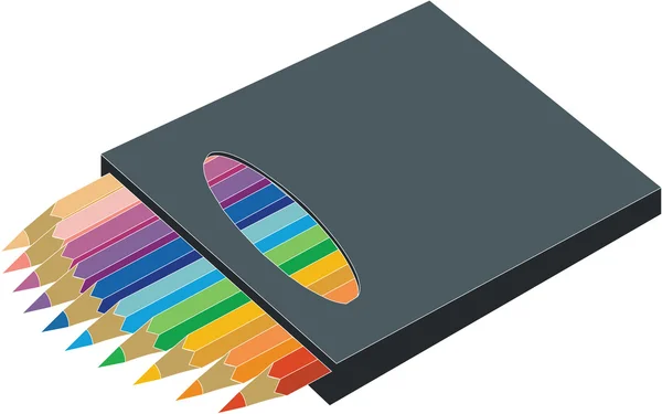 Stift set Farbe 3 — Stockvektor