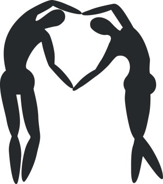 Couple silhouette 02 clipart