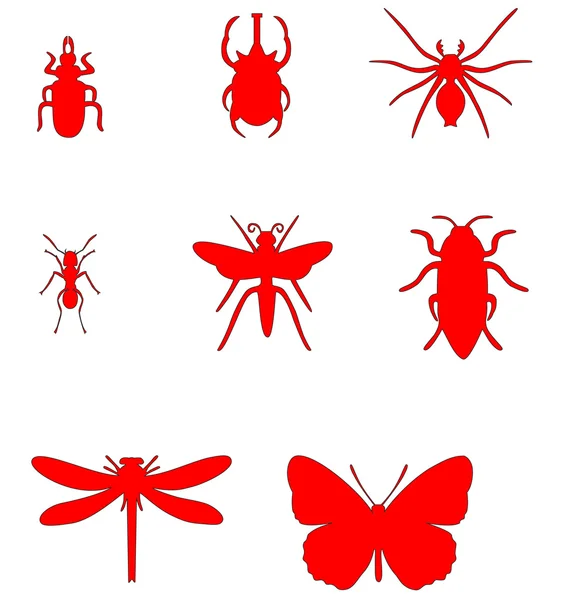 Insect set 01 — Stock Vector