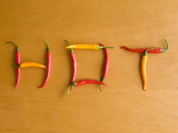 stock image Red and yellow chili peppers