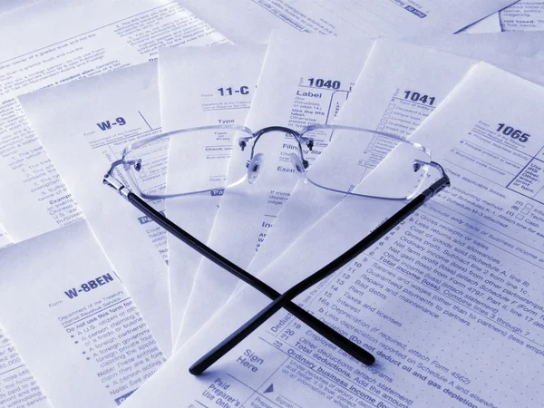 Taxes forms — Stock Photo, Image