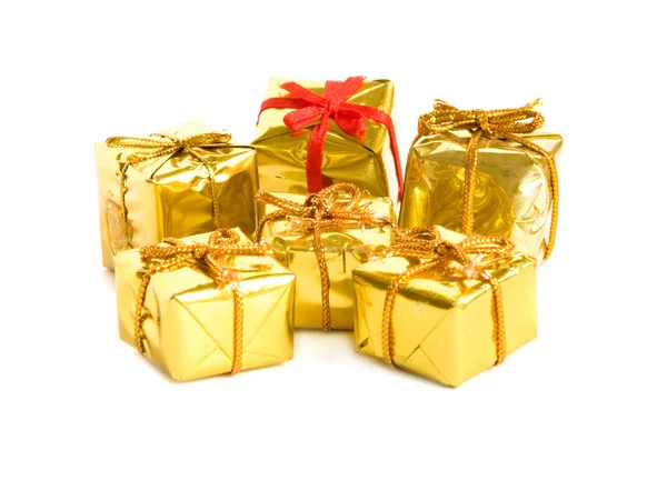 Cadeaux dorés — Photo