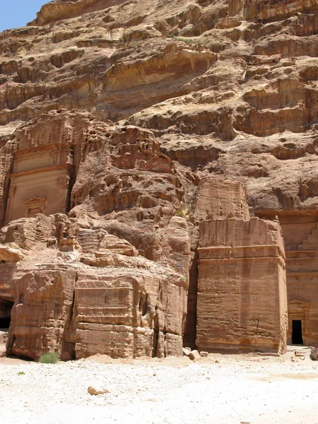 Antiche rovine a Petra — Foto Stock