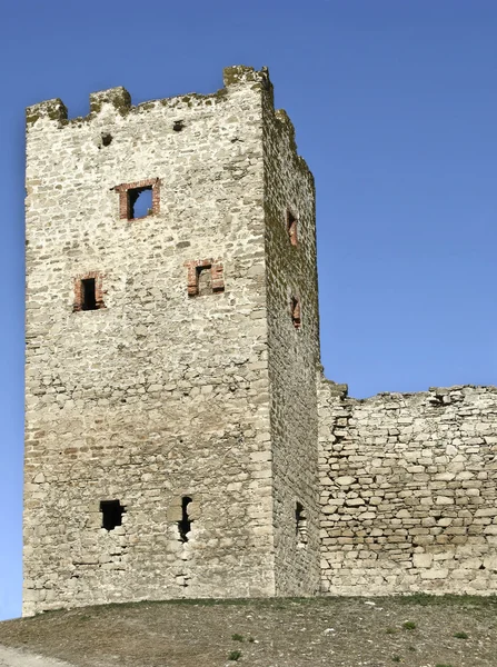 Tower of Genoese fortress — Stock Photo, Image