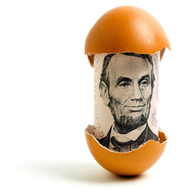 Egg of Money clipart