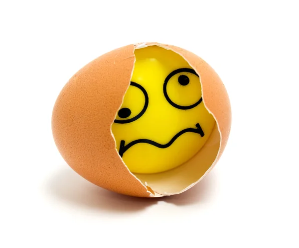 Sonrisa de huevo — Foto de Stock