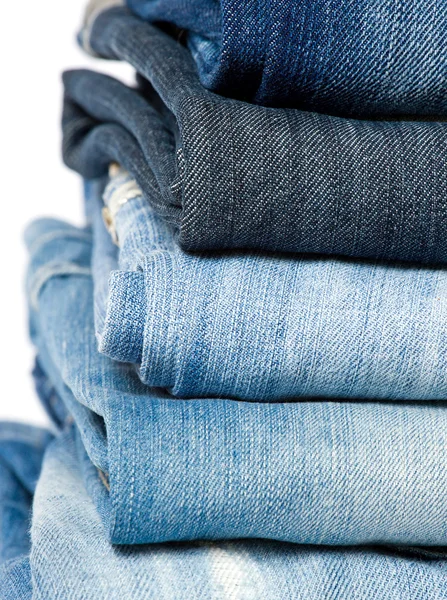 Niebieskie dżinsy jeansowe. — Zdjęcie stockowe