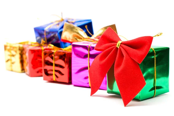Colour gift boxes — Stock Fotó