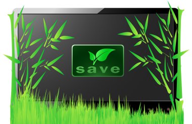 ECO MONITOR clipart