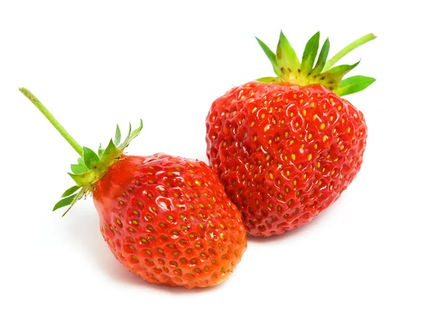 Strawberry isolerad på en vit bak — Stockfoto