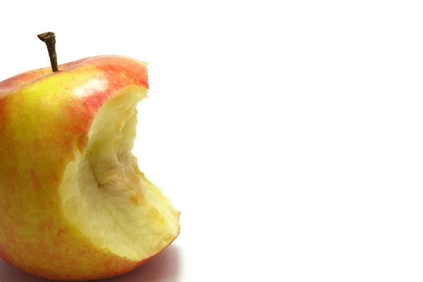 Ugryziony jabłko — Zdjęcie stockowe