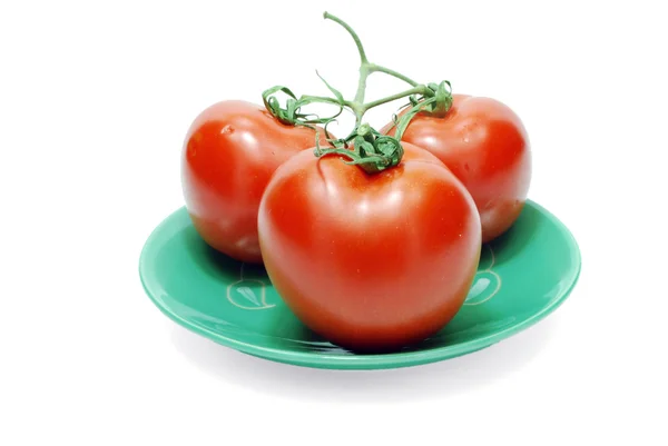三只红色西红柿 — 图库照片