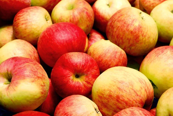Hromadu jablek — Stock fotografie