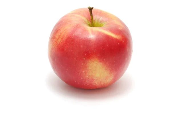 Jediné červené jablko — Stock fotografie