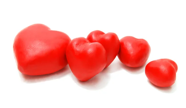 Hearts Laying Random — Stock Photo, Image