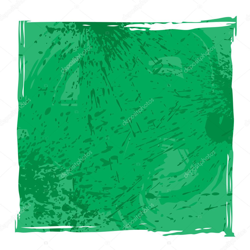 Green grunge vector background