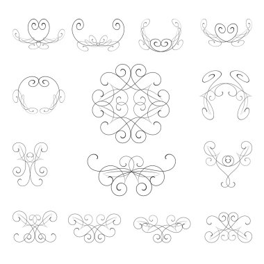 Vector design elements set 05 clipart