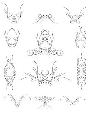 Vector design elements set 04 clipart