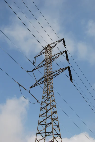 Elektrické pylonu — Stock fotografie