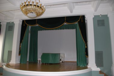 Green theater clipart