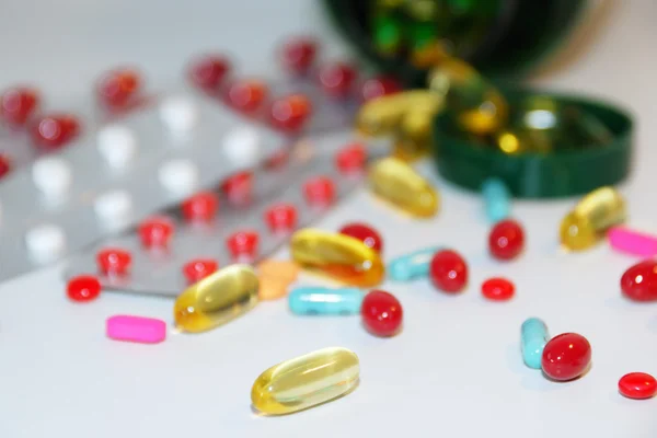 Tablete și vitamine — Fotografie, imagine de stoc