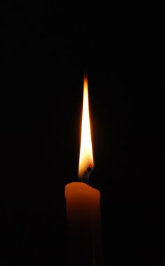 Flame of a candle clipart