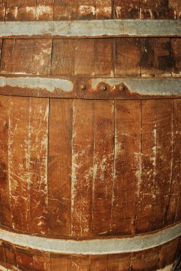 Old wooden keg clipart