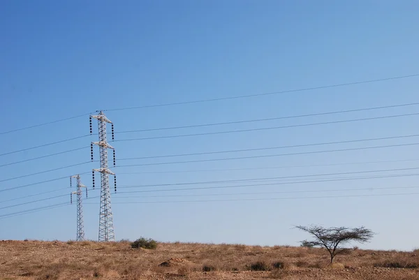 Electricidad en el desierto —  Fotos de Stock