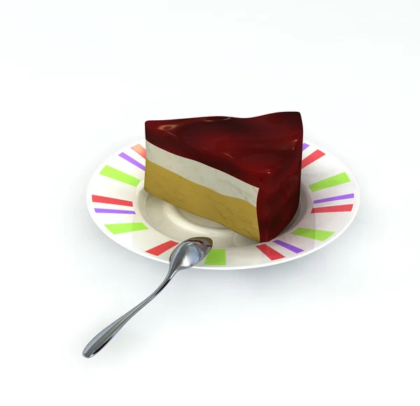 Kousek koláče — Stock fotografie