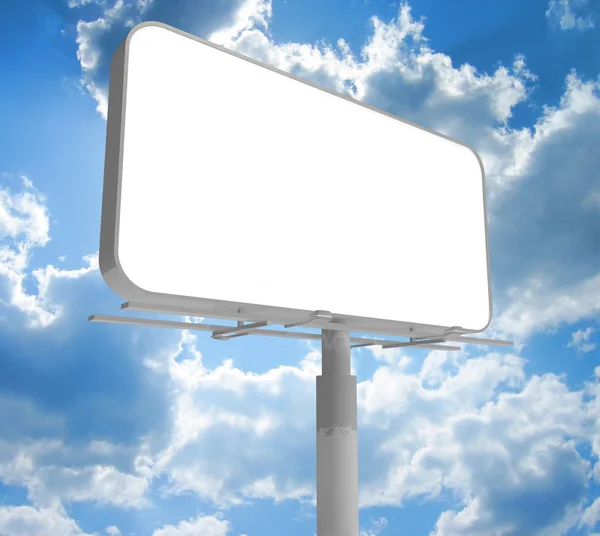 Billboard on a sky background — Stock Photo, Image