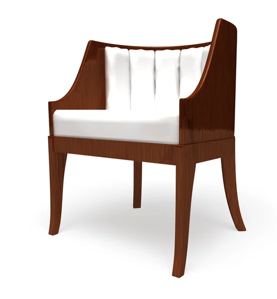 เก้าอี้บนพื้นหลังสีขาว — ภาพถ่ายสต็อก