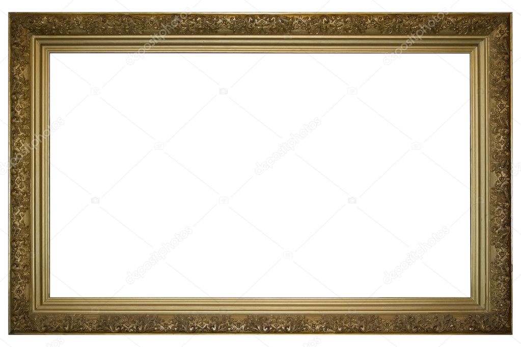 Picture frame isolated on a white
