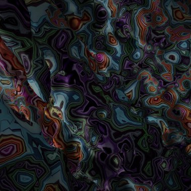 Flowing dark abstract multicolored backg clipart