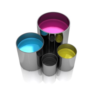 Paint cans clipart