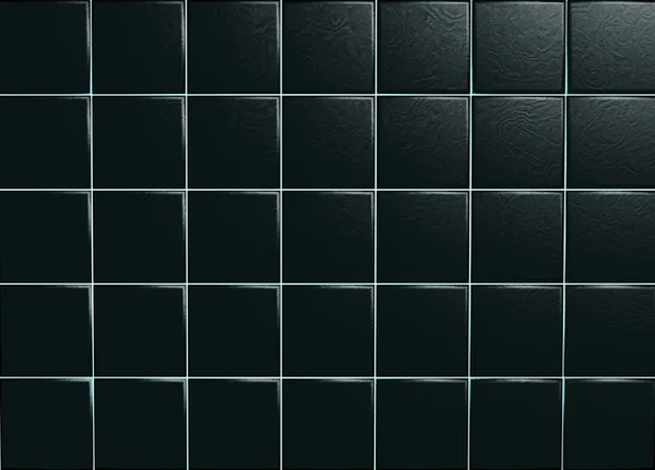 Telhas cerâmicas pretas — Fotografia de Stock