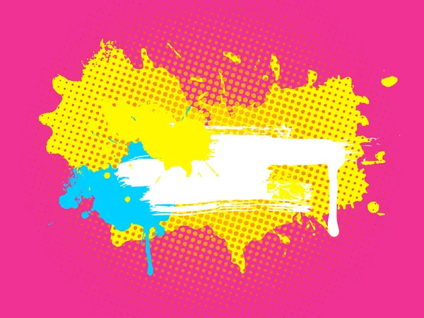 Carino banner multicolore grunge — Foto Stock